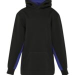 ATC™ GAME DAY™ FLEECE COLOUR BLOCK YOUTH HOODIE - Black/True Royal - S