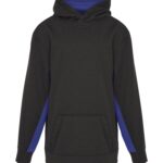 ATC™ GAME DAY™ FLEECE COLOUR BLOCK YOUTH HOODIE - Charcoal/True Royal - XL