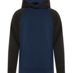ATC™ GAME DAY™ FLEECE TWO TONE YOUTH HOODIE - True Navy/Black - S