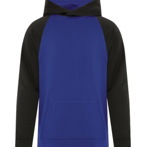 ATC™ GAME DAY™ FLEECE TWO TONE YOUTH HOODIE - True Royal/Black - L