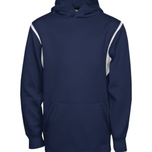 ATC™ PTECH® FLEECE VarCITY YOUTH HOODIE - True Navy/White - L