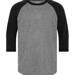 ATC™ PRO TEAM BASEBALL YOUTH JERSEY - Charcoal Heather/Black - L