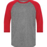 ATC™ PRO TEAM BASEBALL YOUTH JERSEY - Charcoal Heather/True Red - XL