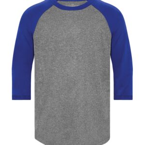 ATC™ PRO TEAM BASEBALL YOUTH JERSEY - Charcoal Heather/True Royal - L