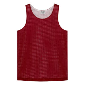 ATC™ PRO CLUB REVERSIBLE MESH YOUTH TANK TOP - Deep Red/White - L