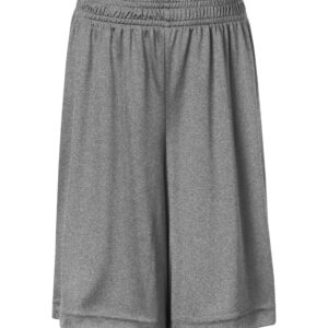 ATC™ PRO TEAM YOUTH SHORTS - Charcoal Heather - M