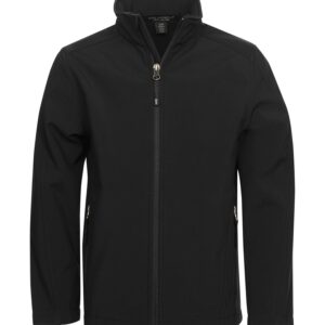 COAL HARBOUR® EVERYDAY WATER REPELLENT SOFT SHELL YOUTH JACKET - Black - L
