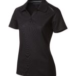 COAL HARBOUR® SNAG RESISTANT CONTRAST INSET LADIES' POLO - Black/Coal Grey - XS