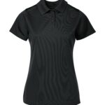 COAL HARBOUR® SNAG PROOF POWER LADIES' POLO - Black - S