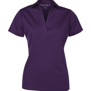 COAL HARBOUR® EVERYDAY LADIES' POLO - Deep Purple - 2XL