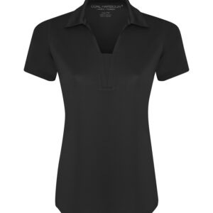 COAL HARBOUR® CITY TECH SNAG RESISTANT LADIES' POLO - Black - 2XL