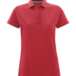 COAL HARBOUR® COTTON SELECT SOIL RELEASE LADIES' POLO - True Red - XS