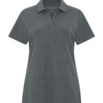 COAL HARBOUR® EVERYDAY CVC LADIES’ POLO - Dark Heather Grey - S