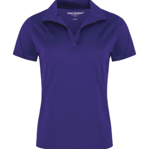 COAL HARBOUR® SNAG RESISTANT LADIES' POLO - Purple - 2XL
