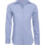 COAL HARBOUR® TEXTURED CROSSHATCH WOVEN LADIES' SHIRT - Oxford Blue - L