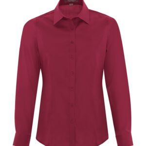 COAL HARBOUR® EVERYDAY LONG SLEEVE WOVEN LADIES' SHIRT - Rich Red - 2XL