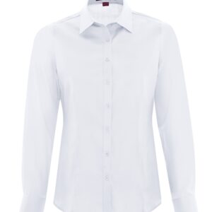 COAL HARBOUR® EVERYDAY LONG SLEEVE WOVEN LADIES' SHIRT - True White - 2XL