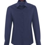 COAL HARBOUR® EVERYDAY LONG SLEEVE WOVEN LADIES' SHIRT - True Navy - 4XL