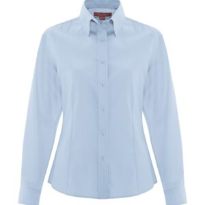 COAL HARBOUR® NON-IRON 100% COTTON TWILL LADIES' SHIRT - Sky Blue - 2XL