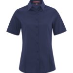 COAL HARBOUR® EVERYDAY SHORT SLEEVE WOVEN LADIES' SHIRT - True Navy - L
