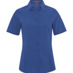 COAL HARBOUR® EVERYDAY SHORT SLEEVE WOVEN LADIES' SHIRT - True Royal - 3XL