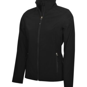COAL HARBOUR® EVERYDAY WATER REPELLENT SOFT SHELL LADIES' JACKET - Black - 2XL