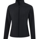 COAL HARBOUR® EVERYDAY WATER REPELLENT SOFT SHELL LADIES' JACKET - Black Heather* - 3XL