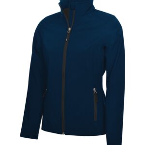 COAL HARBOUR® EVERYDAY WATER REPELLENT SOFT SHELL LADIES' JACKET - Midnight Blue - 2XL