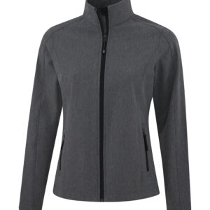 COAL HARBOUR® EVERYDAY WATER REPELLENT SOFT SHELL LADIES' JACKET - Pearl Grey Heather* - 2XL