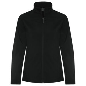 CH ESSENTIAL® WATER REPELLENT SOFT SHELL LADIES' JACKET - Black - 2XL