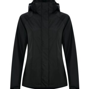COAL HARBOUR® EVERYDAY WATERPROOF LADIES' RAIN JACKET - Black - 2XL