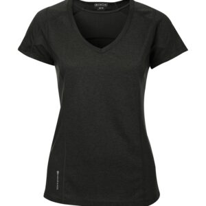 OGIO® ENDURANCE PULSE LADIES' V-NECK - Blacktop - 2XL