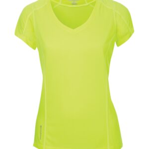 OGIO® ENDURANCE PULSE LADIES' V-NECK - Pace Yellow - 2XL