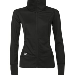 OGIO® ENDURANCE FULCRUM LADIES' FULL ZIP - Blacktop - 2XL