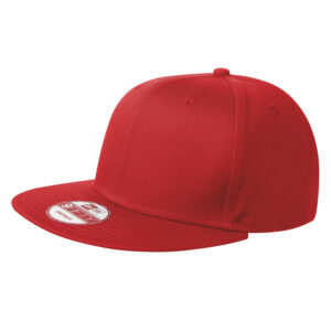 NEW ERA® FLAT BILL SNAPBACK CAP - Scarlet Red - OSFA