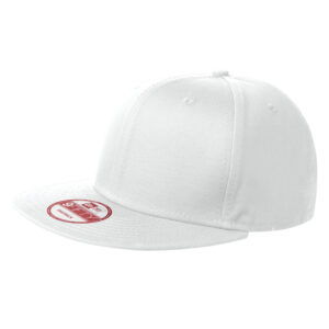 NEW ERA® FLAT BILL SNAPBACK CAP - White - OSFA