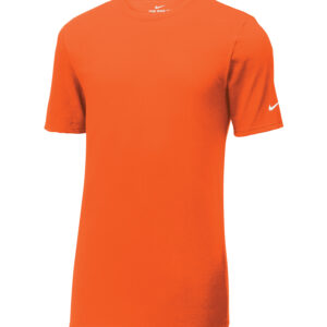 NIKE Dri-FIT COTTON/POLY TEE - Brilliant Orange - XL