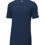 NIKE Dri-FIT COTTON/POLY TEE - College Navy - XL