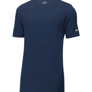 NIKE Dri-FIT COTTON/POLY TEE - College Navy - 2XL