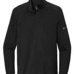 NIKE DRY 1/2 ZIP COVER UP - Black - S