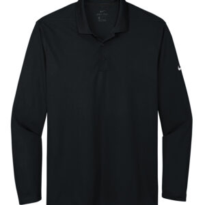 NIKE Dri-FIT MICRO PIQUE 20 LONG SLEEVE POLO - Black - L