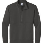 NIKE CLUB FLEECE SLEEVE SWOOSH 1/2 ZIP - Anthracite - 2XL