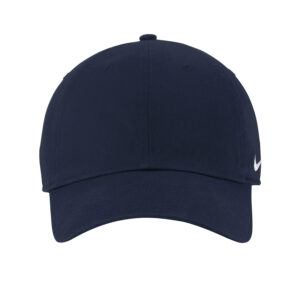 NIKE HERITAGE COTTON TWILL CAP - College Navy - L/XL
