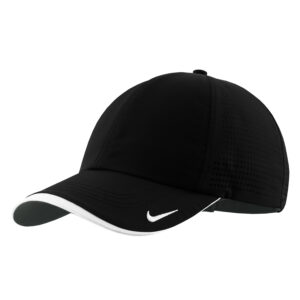 NIKE Dri-FIT PERFORATED PERFORMANCE CAP - Black - L/XL