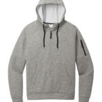 NIKE Therma-FIT 1/4 ZIP FLEECE HOODIE - Dark Grey Heather - S