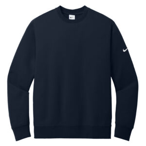 NIKE CLUB FLEECE SLEEVE SWOOSH CREW - Midnight Navy - 2XL