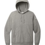 NIKE CLUB FLEECE SLEEVE SWOOSH LADIES' HOODIE - Dark Grey Heather - M