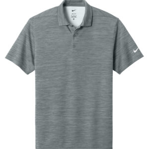 NIKE Dri-FIT STRIATED POLO - Cool Grey - 2XL