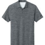 NIKE Dri-FIT STRIATED POLO - Dark Grey - 4XL