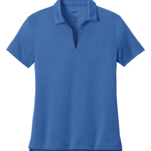 NIKE Dri-FIT SMOOTH HEATHER LADIES’ POLO - Game Royal Heather - 2XL
